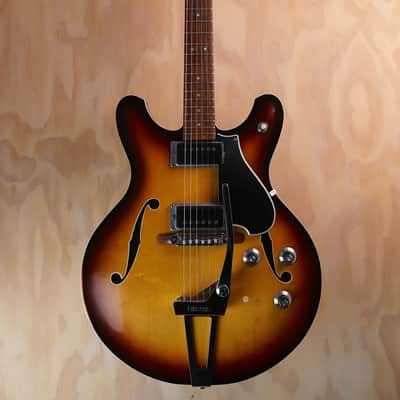 1968 Yamaha SA-30T Sunburst Vintage Semi-Hollow Electric Guitar – Very Good Condition image 3