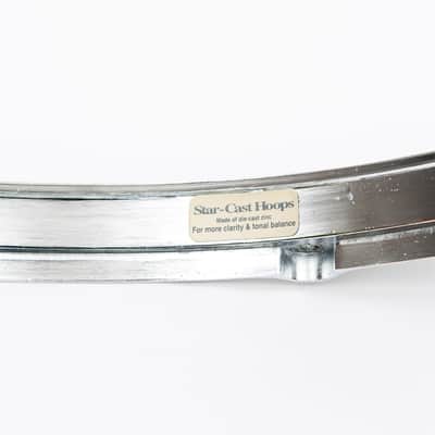 Tama Star-Cast 14" 8-lug snare side hoop 1990-2000 - Chrome image 4