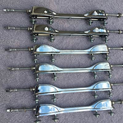 Tama Rockstar Tom Lugs 1990's - Chrome image 1