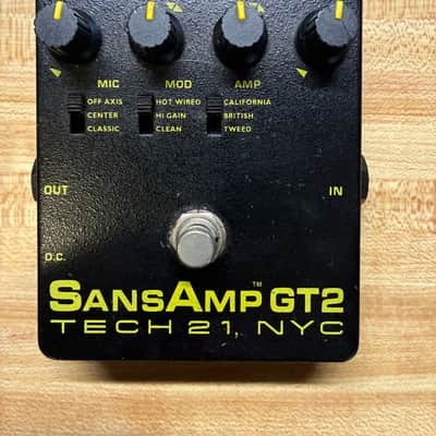 Tech 21 SansAmp GT2 1993 - Present - Black image 1