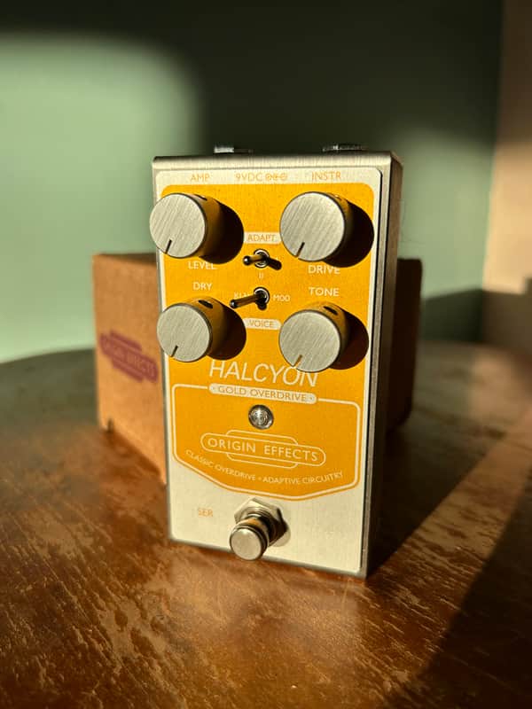 Origin Effects Halcyon Gold Overdrive 2023 - Present - Silver / Gold image 1