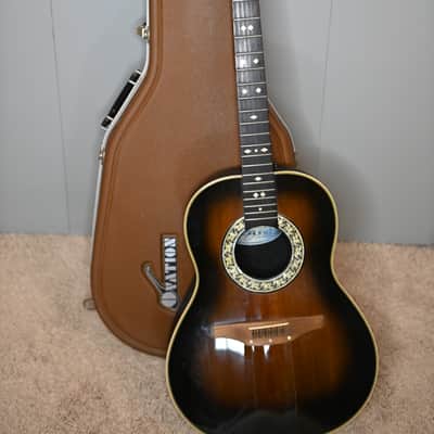 Ovation 1155 Custom Balladeer 12-String 1980s - Sunburst - w/ OHSC image 21