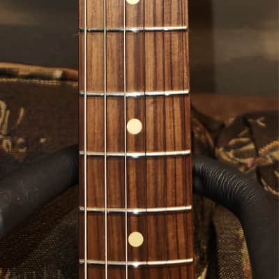 Tigers Eye Custom Crafted Slash Pro Hums Neck Railhammer Vintage on Bridge image 15