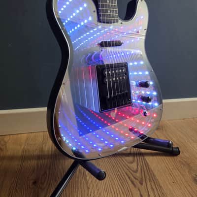 Infinity Mirror LED Electric Guitar – Sound Reactive RGB Lights - Customised in the U.K. image 10