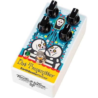 EarthQuaker Devices Dirt Transmitter Rancho De La Luna Fuzz Guitar Effects Pedal 2025 - WHITE / MULTICOLOR image 3