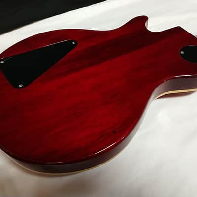 Hamer Monaco Archtop electric guitar - Cherry Sunburst Flame Maple w/ Hard Case image 6