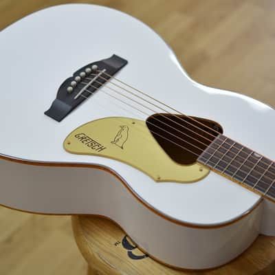 Gretsch G5021WPE Rancher Penguin Parlour, White Electro Acoustic Guitar image 3