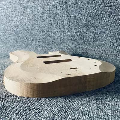 Solid Basswood Bass Guitar Unfinished DIY Project Body image 2