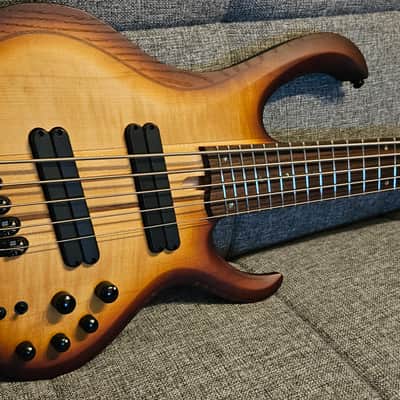 Ibanez BTB705LM-NNF Bass Workshop 2024 - Present - Natural Browned Burst Flat image 3