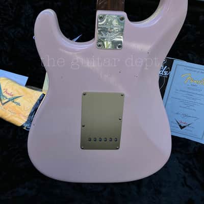 ♚MINT♚FENDER Custom Shop 50's JOURNEYMAN RELIC STRATOCASTER♚7.5 LBS !♚SHELL PINK image 11