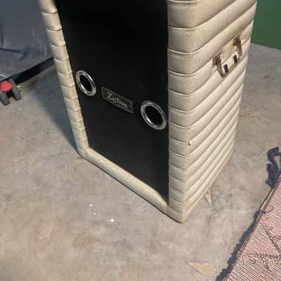 Kustom Speaker cabinet 1970s - White sparkle image 6