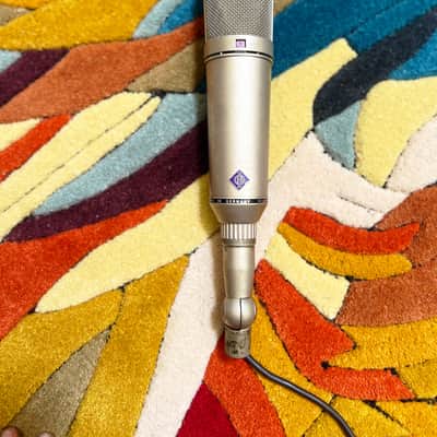 Vintage Neumann U87 Condenser Microphone w/ Rare Swivel Mount- 1960’s