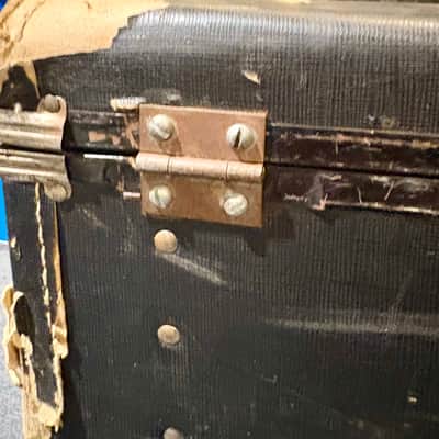 Ludwig Original Vintage Suite Case Snare Drum Case, Yellow/Gold Badge, Keystone Era 1960s! image 9