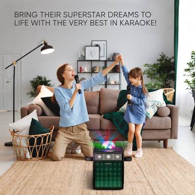 Masingo Karaoke Machine, 2 Wireless Microphones, PA Speaker System - Ostinato M7 image 5