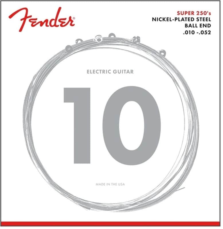 Fender Super 250's Electric Guitar Strings, 10-52 250RH image 1