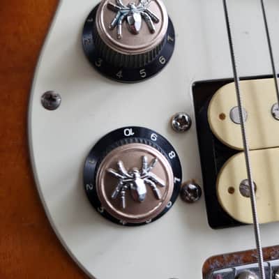 3 ×Tone-Regler für E-Gitarre Guitar Stratocaster Spinne Schwarz image 2