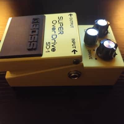 Boss SD-1 Super OverDrive (Silver Label) 1997 - Present Yellow image 3