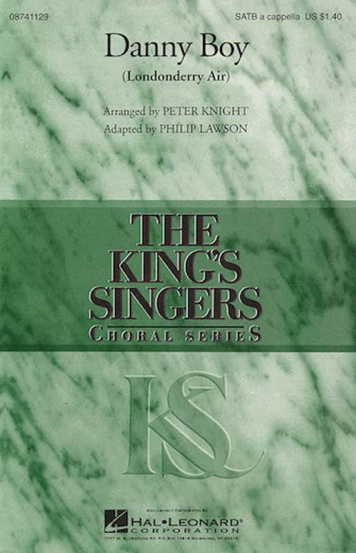Danny Boy SATB divisi a cappella The King's Singers image 1