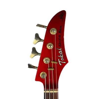 Tokai LBX50 Electric Bass 1984 - Metallic Red image 8