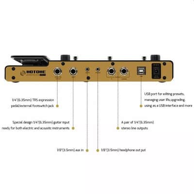 Hotone MP-80 Ampero One Amp Modeler & Effects Processor image 8