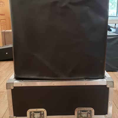 Fuchs - ODS - 100 Watt - Natural Wood Head with Matching Wood 1x12 Cab with OEM EVM12L.  Includes amp flight case, original amp/speaker cab vinyl covers and original foot switch. image 19