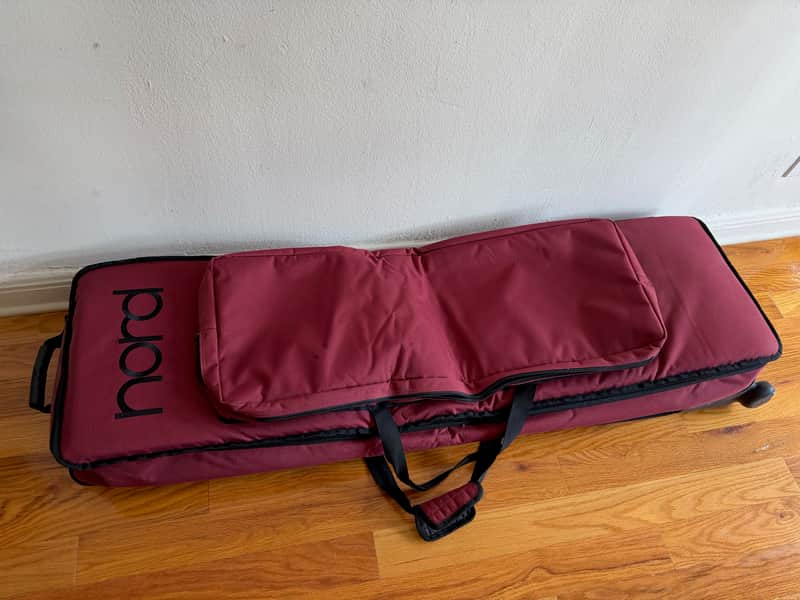 Nord Stage 4 88-Key Soft Case with Wheels 2024 - Red image 1