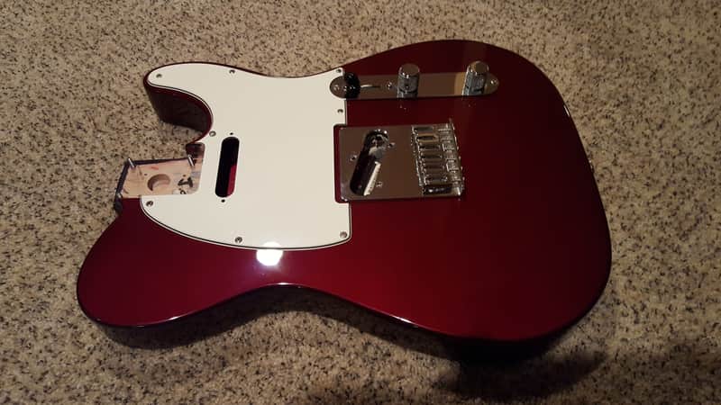 Fender MIM Standard Telecaster Body Midnight Wine | Reverb