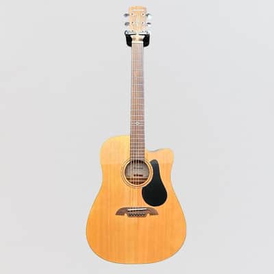 Alvarez AD30CE Dreadnought Acoustic Electric Cutaway Guitar - Natural image 10