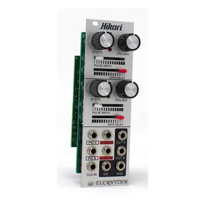 Hikari Instruments Eucrhythm Eurorack Dual Euclidian Sequencer Module image 4