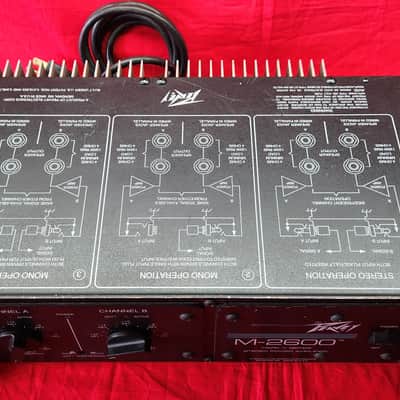 Used Peavey M-2600 Mark V Power Amplifier + 1 for parts image 2