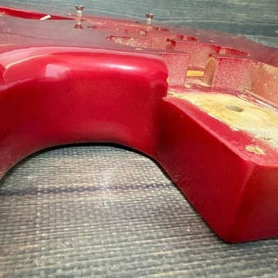 80s FERNANDES FST-65 Stratocaster Type Alder Body Candy Apple Red Made in Japan image 11