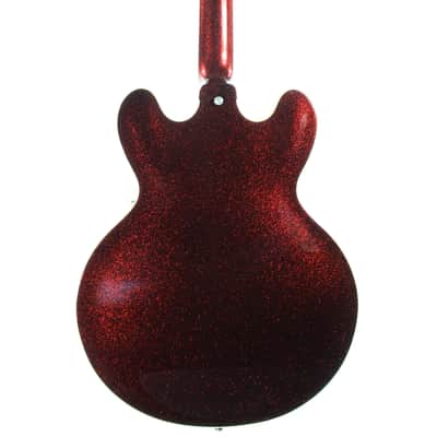 2008 Gibson Custom Shop 1963 ES-335 Red Sparkle -- MATCHING HEADSTOCK, Historic '63 Reissue, Block Inlays image 12