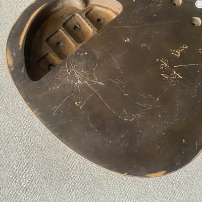 Vintage Brown 4 String Bass Solid Body DIY Project image 8
