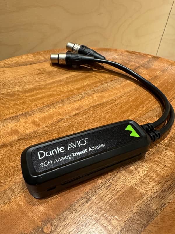 AUDINATE Dante AVIO 2-Channel Audio Input Adapter 2016 - Present - Black image 1