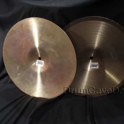 14" ZILDJIAN A series MASTERSOUND HI HAT CYMBALS, EXCELLENT, DEMO VIDEO! image 2