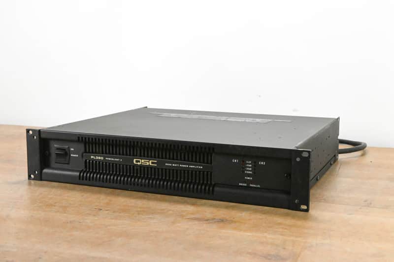 QSC PL380 Powerlight 3 Series 2-Channel Power Amplifier CG012GF image 1