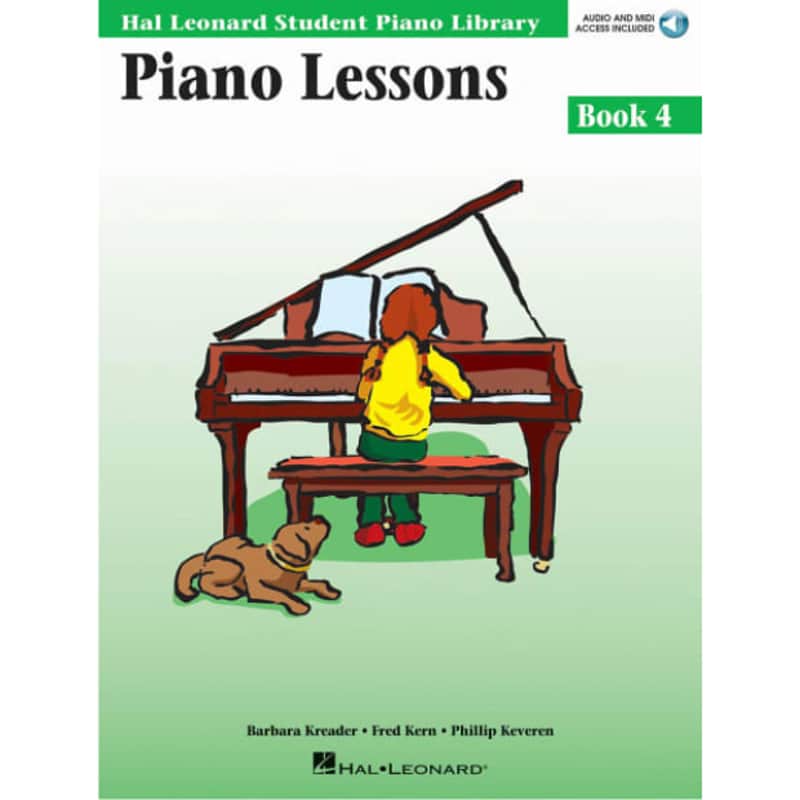 Piano Lessons Book 4 - Book with Online Audio: Hal Leonard Student Piano Library image 1