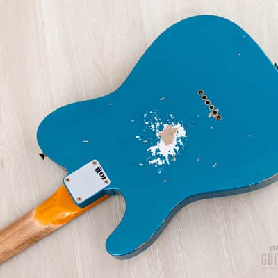 2025 Fender Custom Shop 1963 Telecaster Heavy Relic Ocean Turquoise w/ Case, CoA image 12