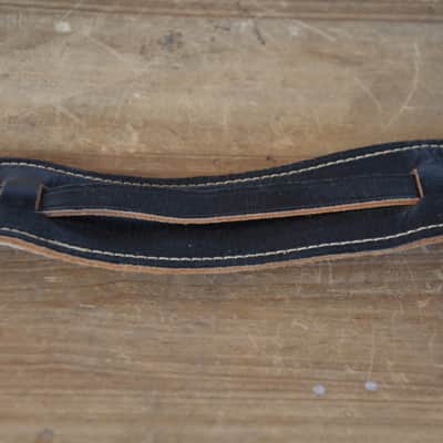 Fender Stratocaster Telecaster P / Jazz Bass mid 1960s real vintage leather strap * very rare pre Fender Logo Buckle/really hard to find! image 9