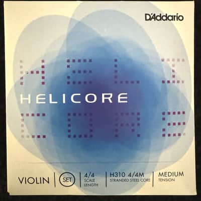 D'Addario H310 4/4M Helicore 4/4 Violin Strings - Medium Standard image 1
