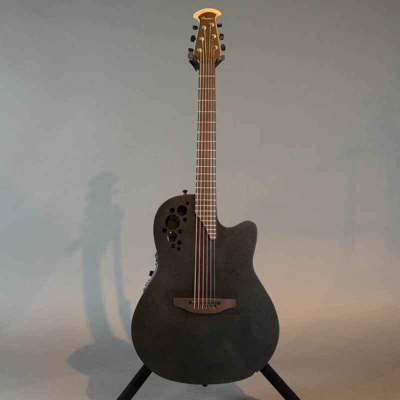 Ovation 1778TX Elite Acoustic-Electric Guitar Black w/Case (2022) - Used