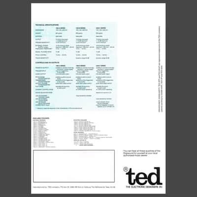 TED Digisound Snaredum Module - 1984 - NOS image 7