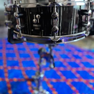 Sonor ProLite 5X14 Ebony White Stripe Snare image 1