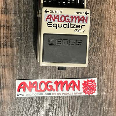 Analogman Pro Modded Boss GE-7 Equalizer w/ Green LED image 4