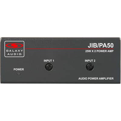 Mint Galaxy Audio JIB/PA50 Compact Stereo Power Amplifier with RCA and 1/8" Ins image 5