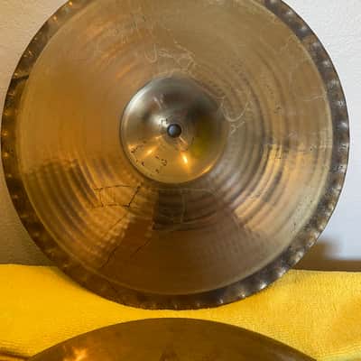 Zildjian 14" A Custom Mastersound Hi-Hat Cymbals (Pair) - Brilliant image 9