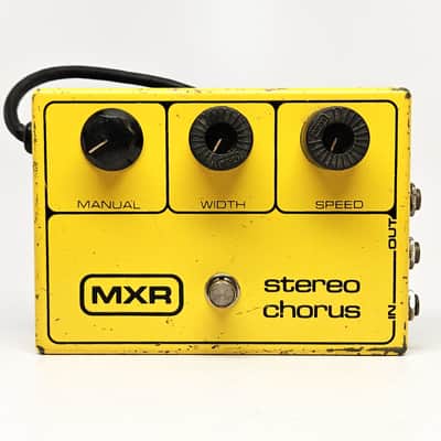 MXR Stereo Chorus 1979 ビンテージ 1979 MXR Stereo Chorus M134 #1 - Voicing & Audio Demo - YouTube