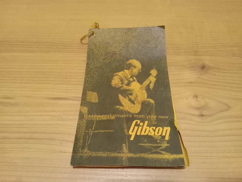 Vintage 1964 Gibson C-0 Classical Guitar Hang Tag! Rare, Original Case Candy, Paperwork! image 1