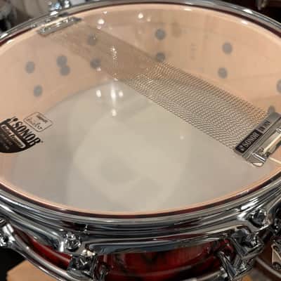 Sonor Prolite 14" X 5" Snare Drum Fire Red Snare Drum image 6