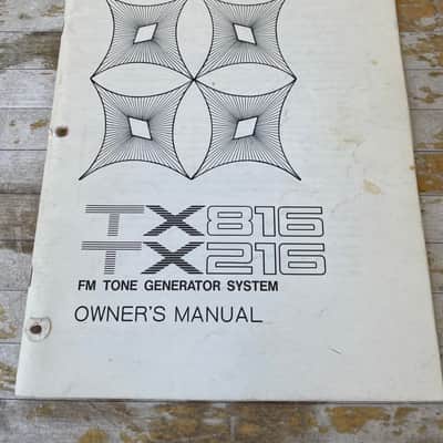 Vintage OEM YAMAHA TX816 TX216 OWNERS MANUAL
